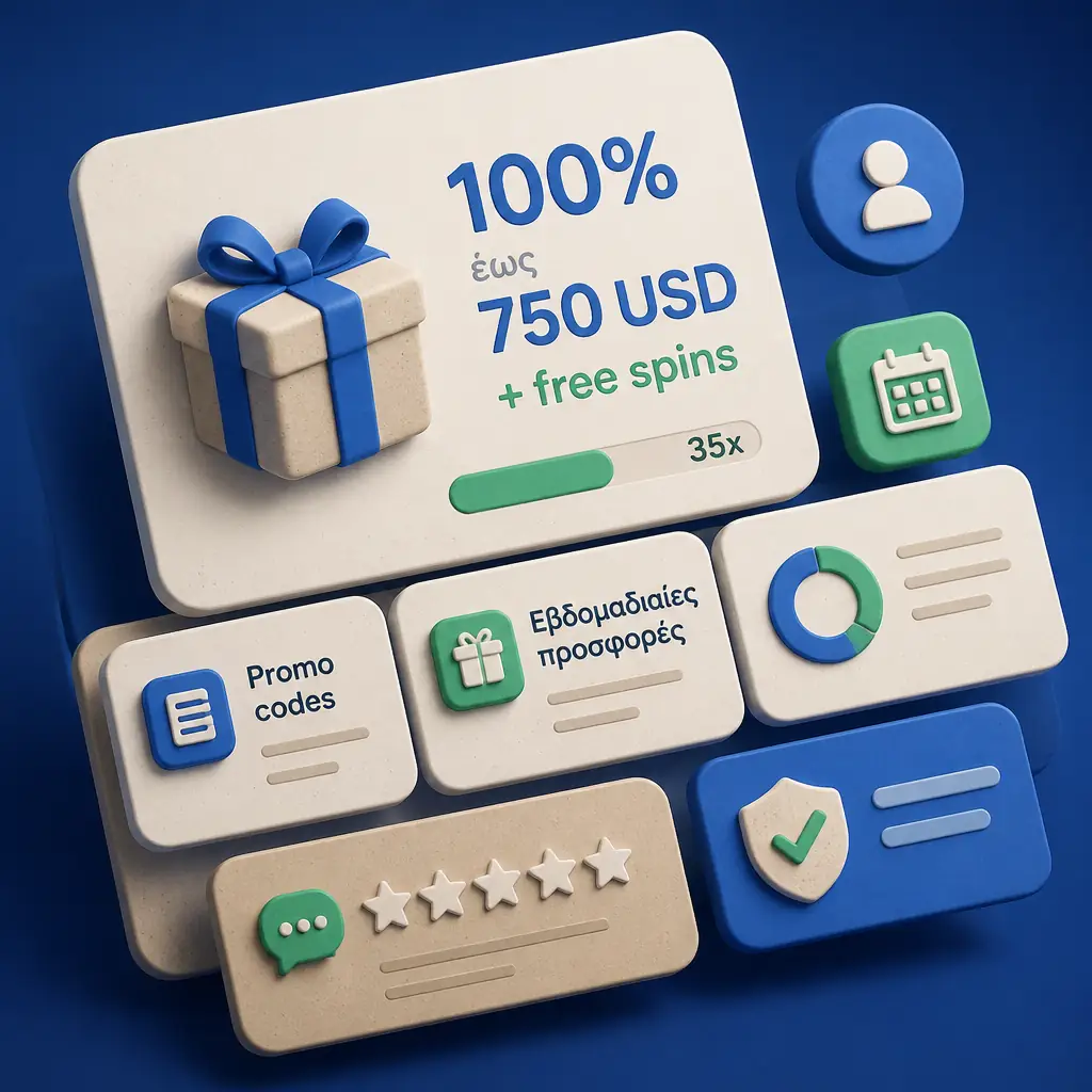 Μπόνους Pistolo Casino για την Ελλάδα visual guide for Pistolo Casino